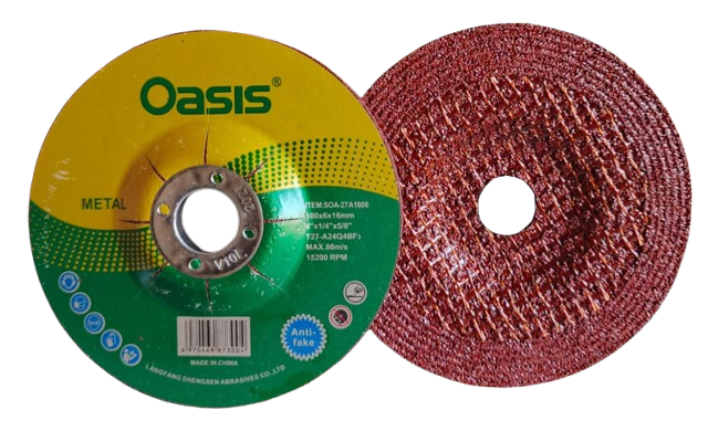 Oasis Metal Grinding Disc Red Fine