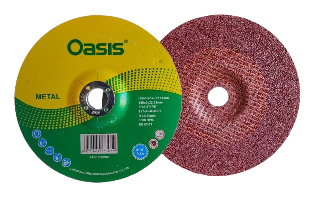 Oasis Metal Grinding Disc Red Coarse